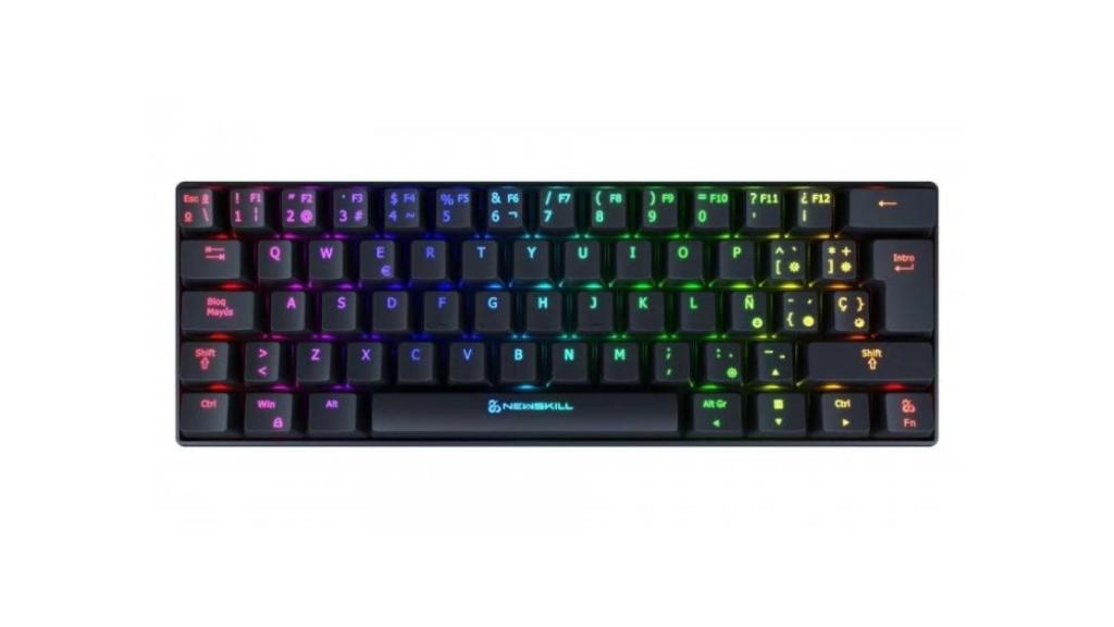 Teclado-inalámbrico-Newskill-Pyros-Ivory