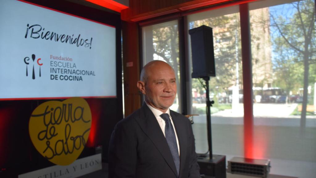 El presidente de la Cámara de Comercio, Víctor Caramanza, en la inauguración