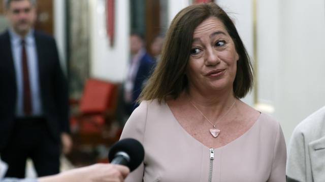 Francina Armengol, presidenta del Congreso y expresidenta de Baleares, este martes en la Cámara Baja.