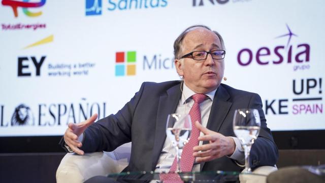 Luis Gallego, CEO de IAG, durante su intervención en la segunda jornada del Wake Up, Spain 2024! 'Las grandes oportunidades de España en una Europa en cambio'.