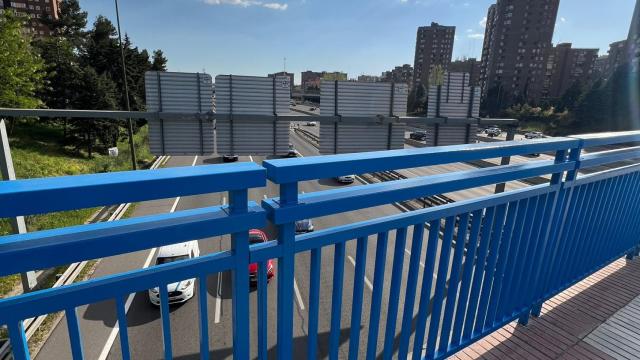 Puente Corazón Partío, en Madrid.