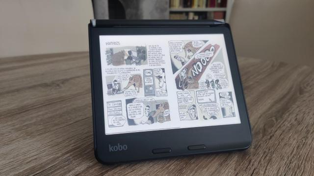 Un cómic de Zerocalcare lucen así en el Kobo Libra Colour 2