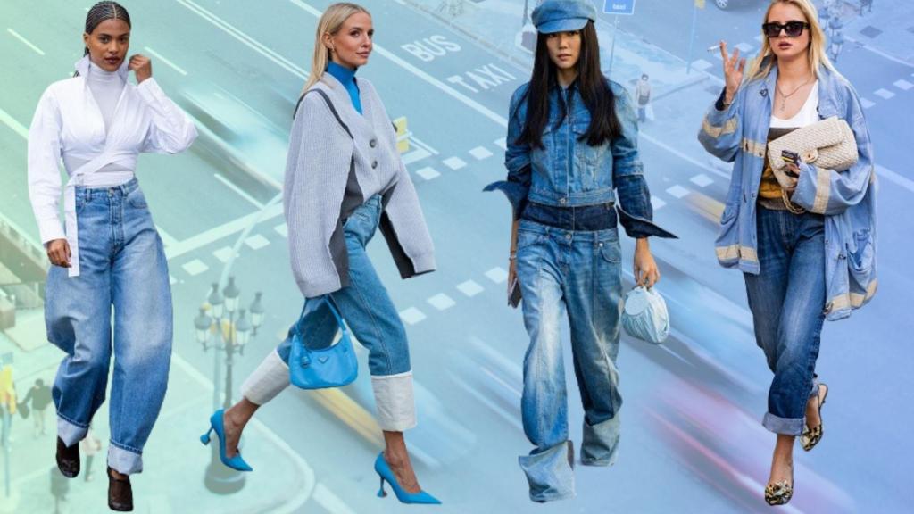 Street style vaqueros cuffed