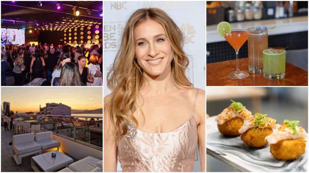 La actriz Sarah Jessica Parker y algunos locales de la ciudad olívica.