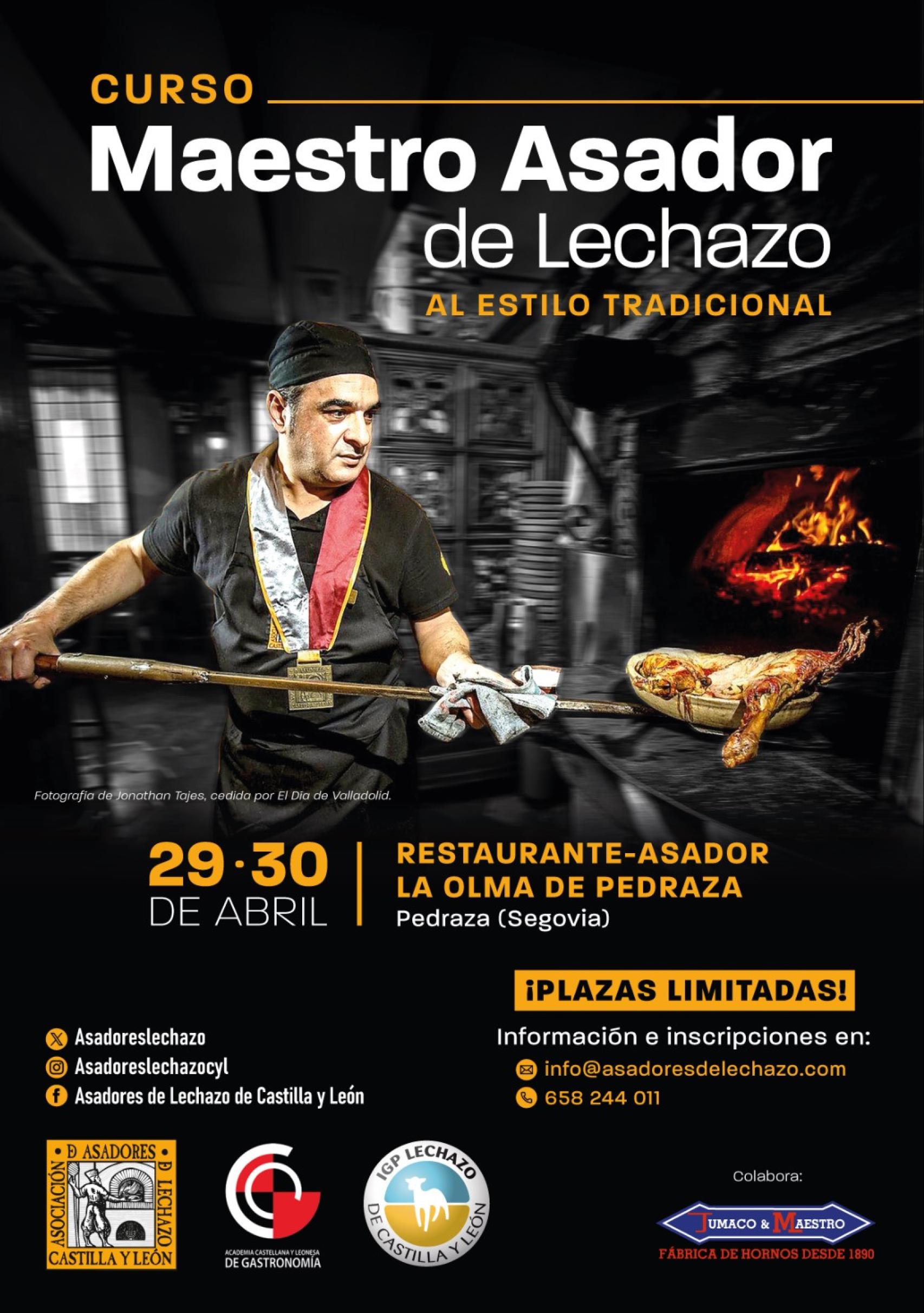 Cartel del curso de maestro asador