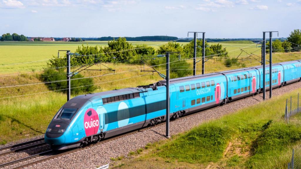 Un tren de alta velocidad de Ouigo.