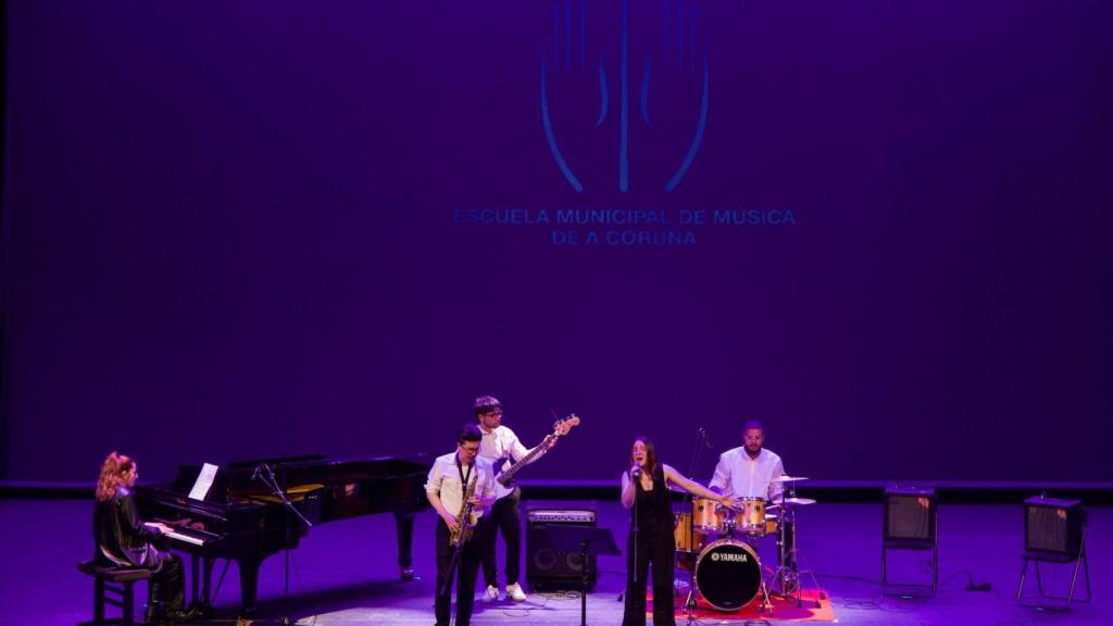 Una de las actuaciones del acto