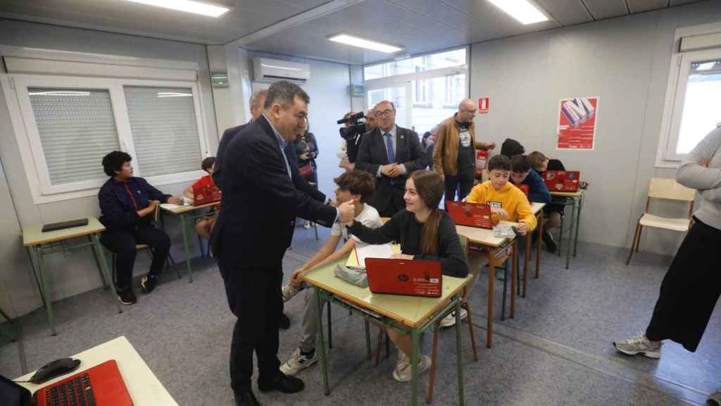 Alumnos del IES Valle Inclán de Pontevedra.