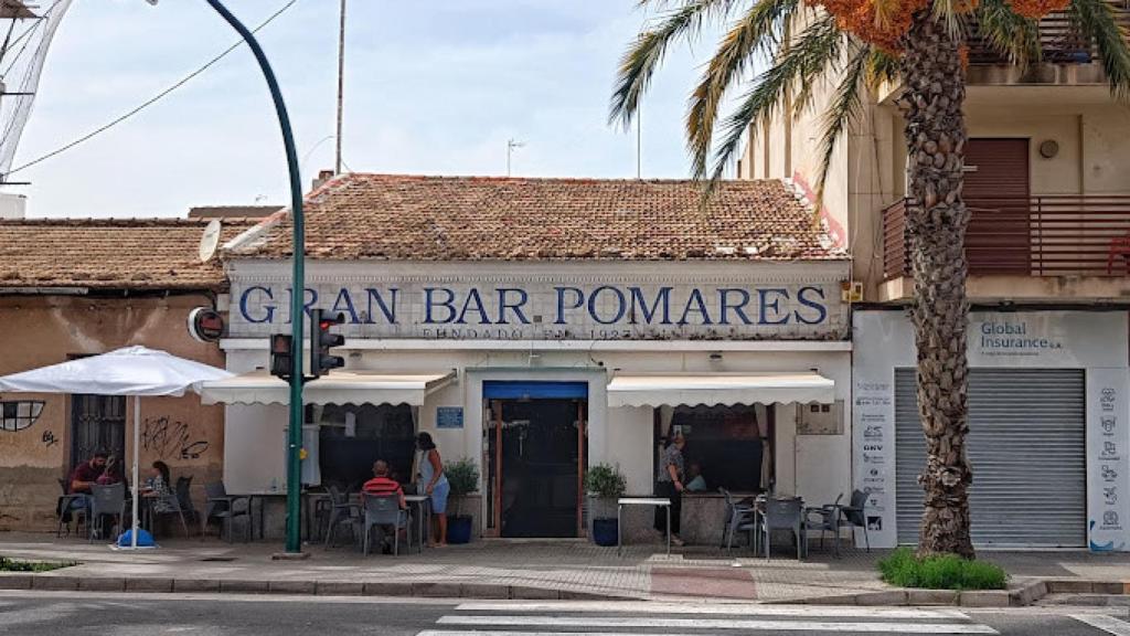 La fachada del restaurante.