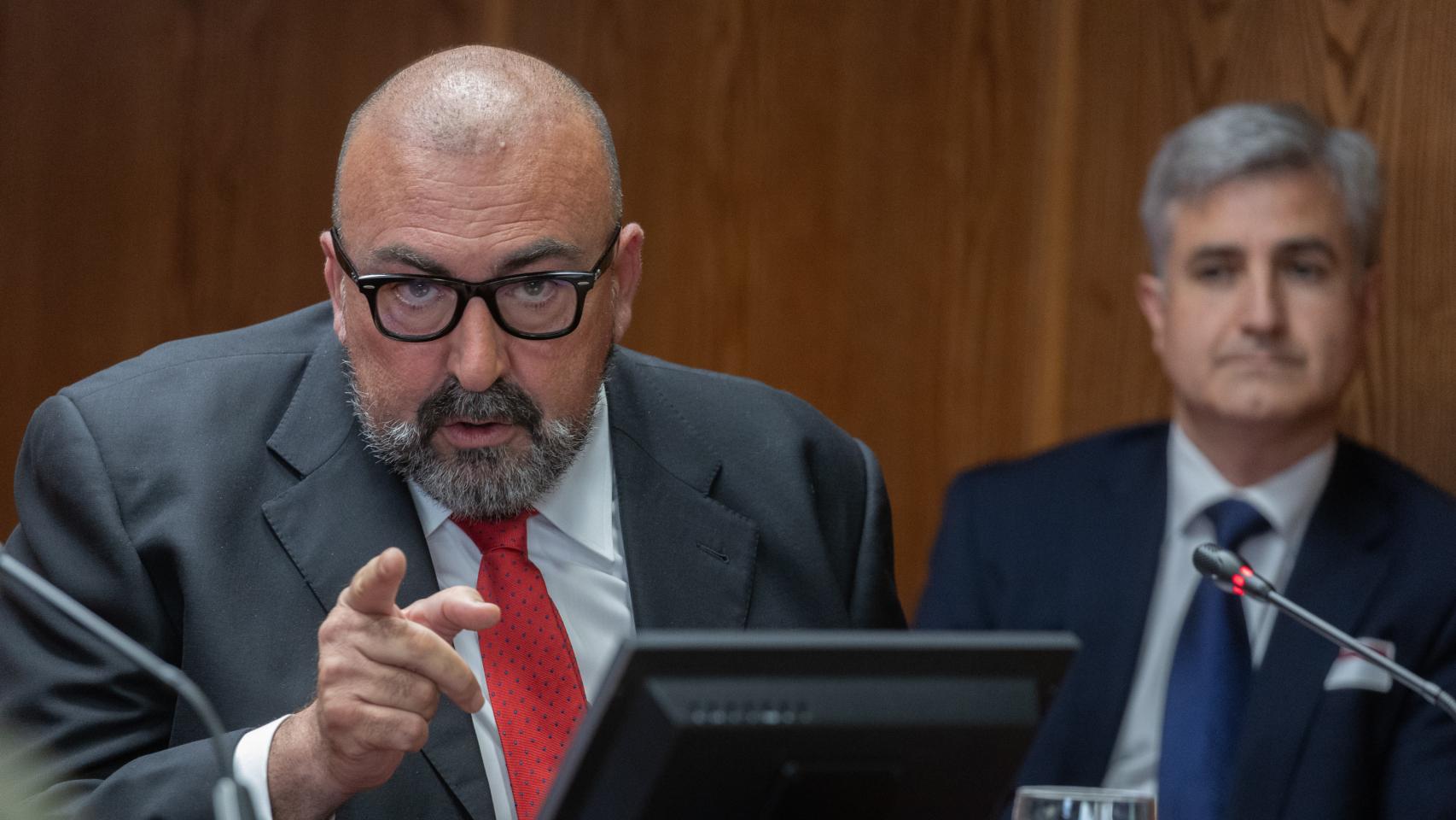 Koldo García, en el Senado.