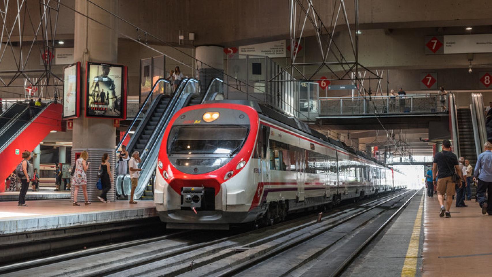 Tren de Renfe Cercanías.