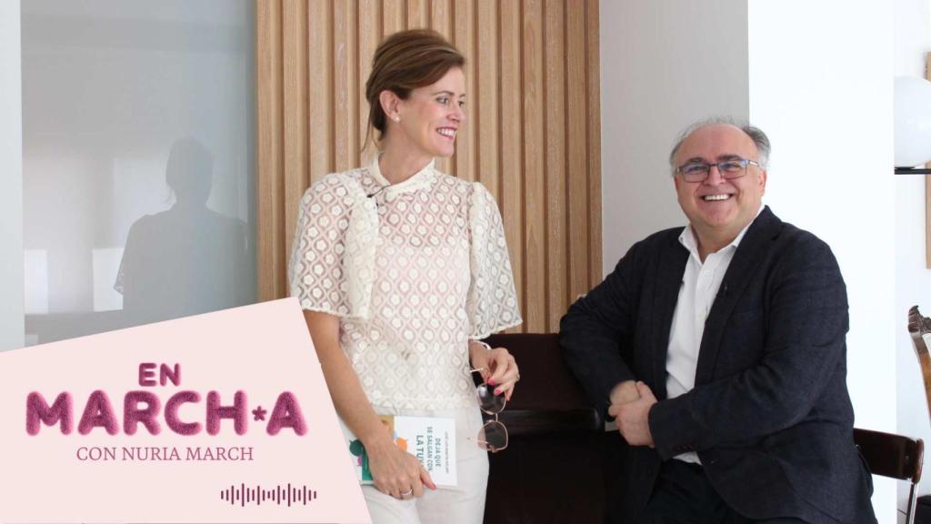 Nuria March junto a José Luis Martín, experto en comunicación no verbal.