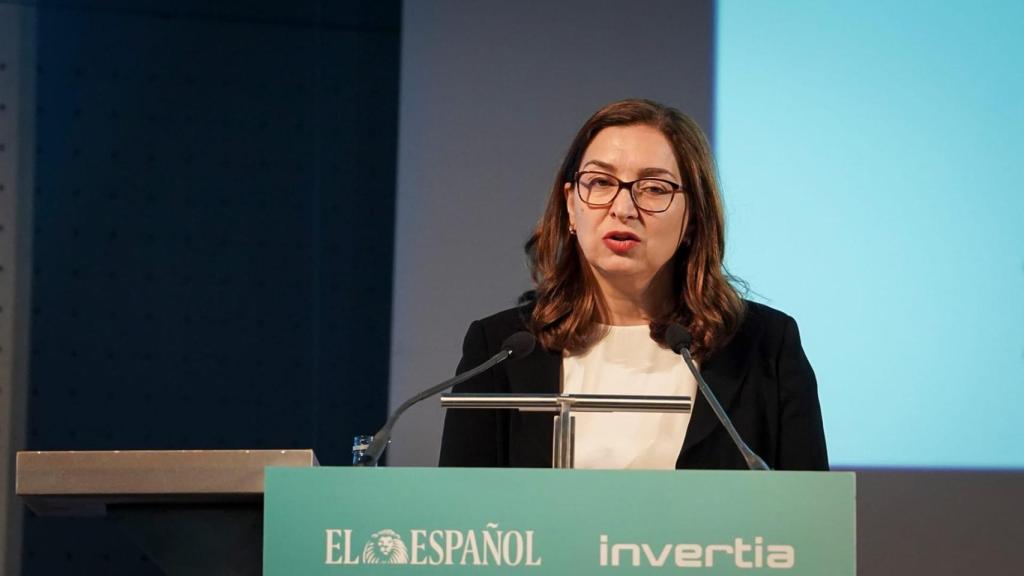 Carmen Lence, CEO de Lence, durante su intervención en la primera jornada del III Foro Económico Español en Galicia ‘La Galicia que viene’