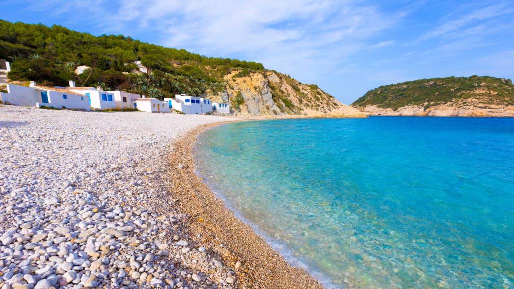 Una de las playas de Jávea.