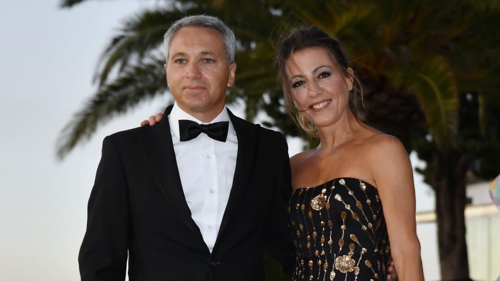 Vicente Vallés y su mujer, Ángeles Blanco, en una foto de archivo de 2020.
