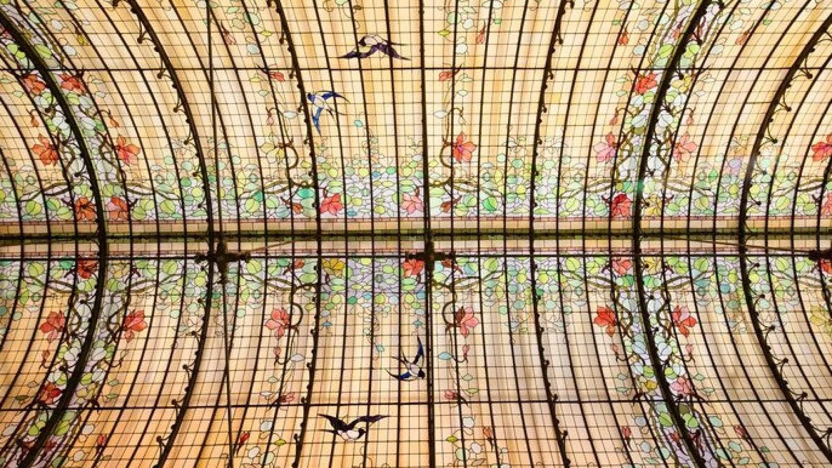 Vidriera del Jardín de Invierno del Convento de las Ursulinas, Wintertuin, cerca de Malinas. Imagen:  Visit Mechelen