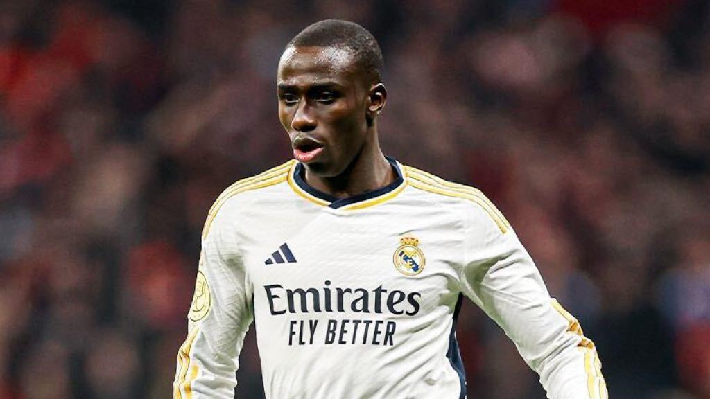 Ferland Mendy, durante un partido con el Real Madrid