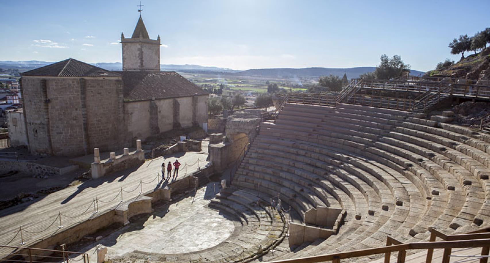Teatro romano de Medellín.