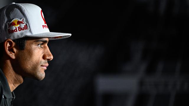 Jorge Martín, piloto español del equipo Prima Pramac Racing, en una conferencia de prensa.