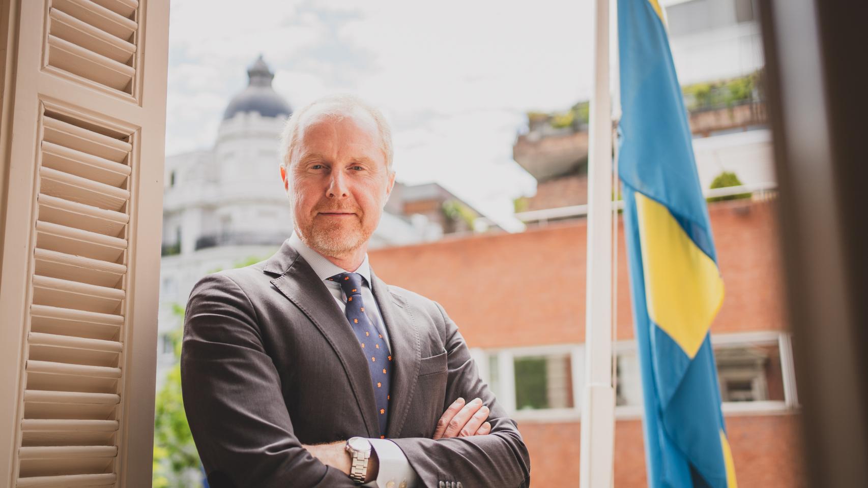 Mattias Frumerie, Embajador del Clima y Jefe de Delegación ante la CMNUCC (Convención Marco de las Naciones Unidas sobre el Cambio Climático) en el Ministerio de Clima y Empresa de Suecia.