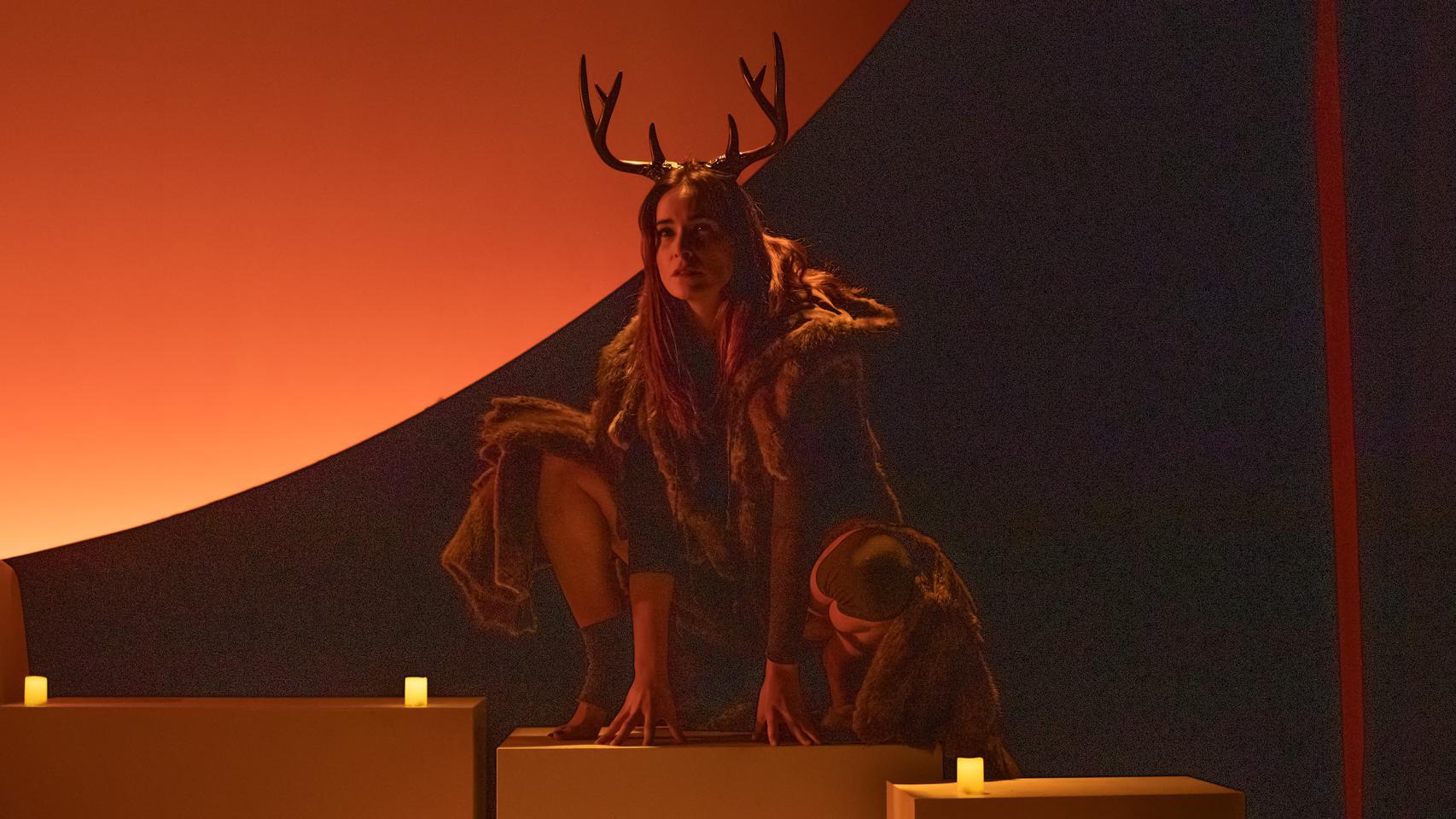 Celia Freijeiro es Marcela en esta versión del personaje del Quijote. Foto: Concha de la Rosa