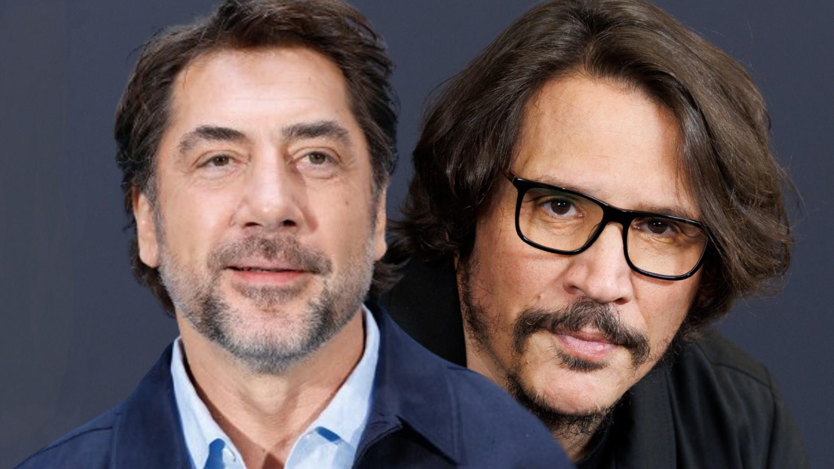 Sergio Peris-Mencheta y Javier Bardem, en un fotomontaje.