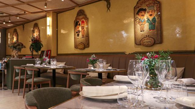 El interior del restaurante.