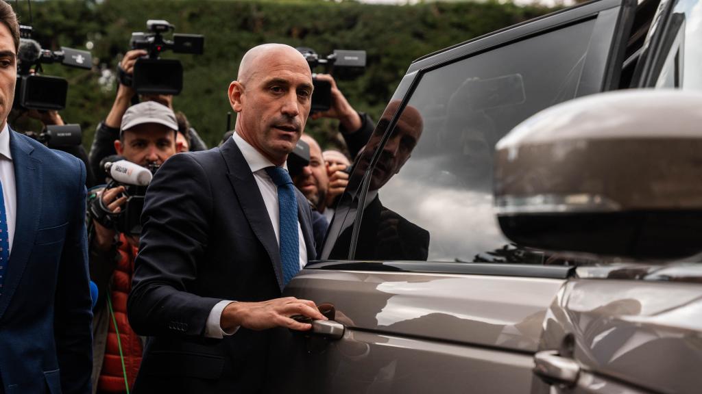 Rubiales, tras declarar en los juzgados de Majadahonda.