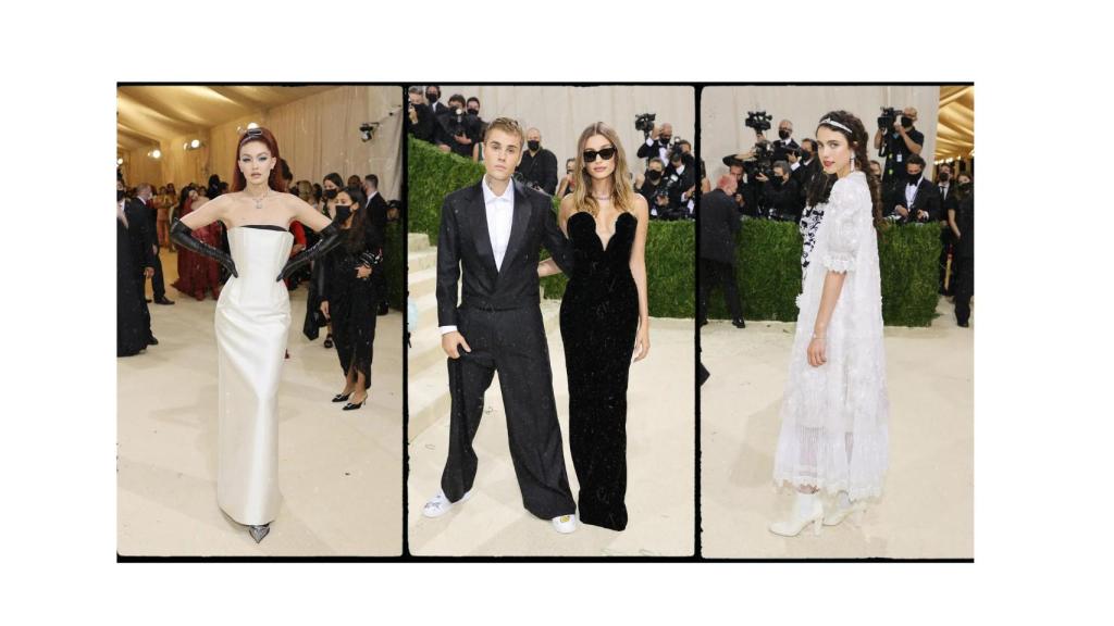 2021. De izquierda a derecha: Rihanna, Meryl Streep y Lady Gaga.