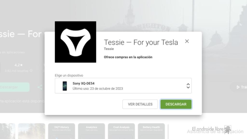 Instalando una app desde el PC