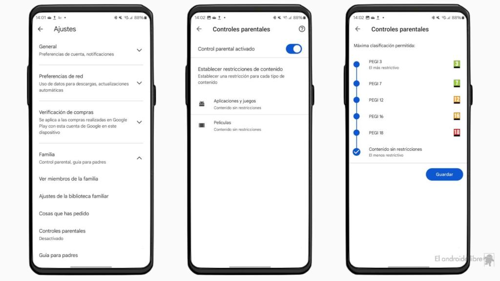 Controles parentales
