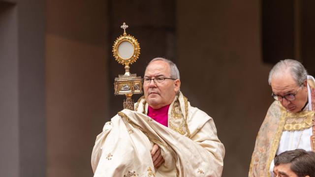 Francisco Cerro en la procesión del Corpus del año pasado.