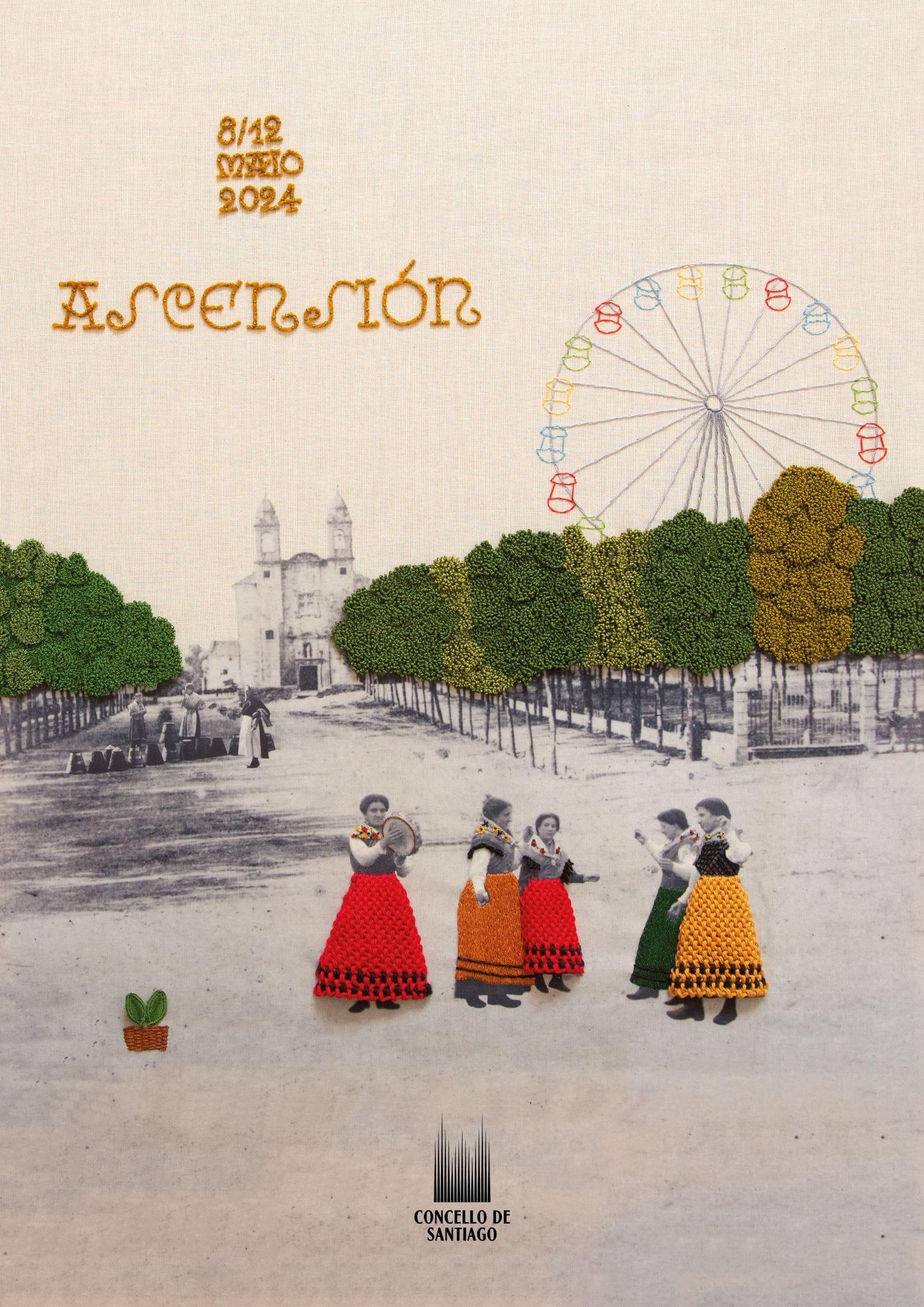 .Cartel de las Fiestas de la Ascensión 2024, de Minia Banet