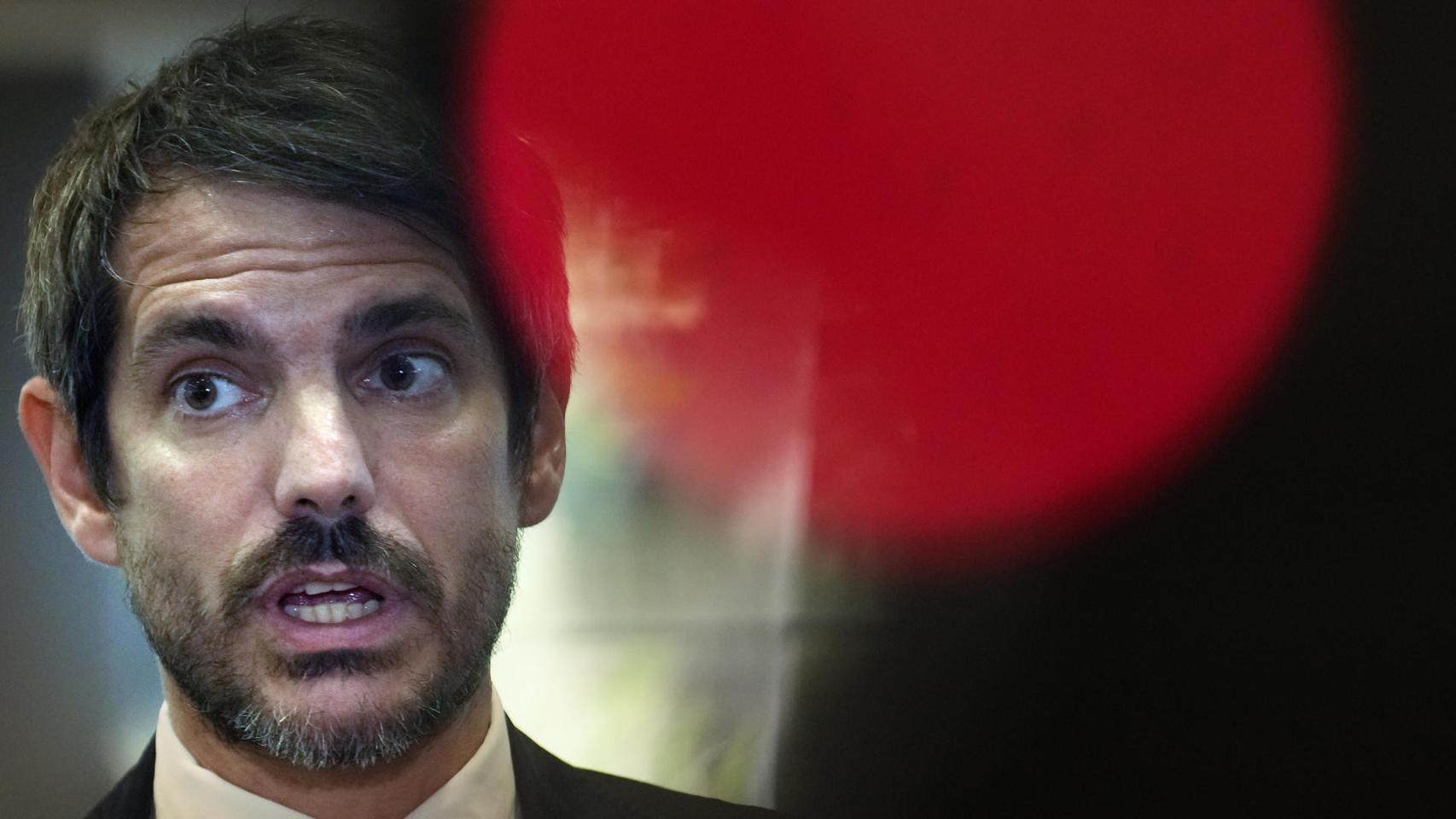 El ministro de Cultura, Ernest Urtasun, durante la inauguración de Comic Barcelona, este viernes.