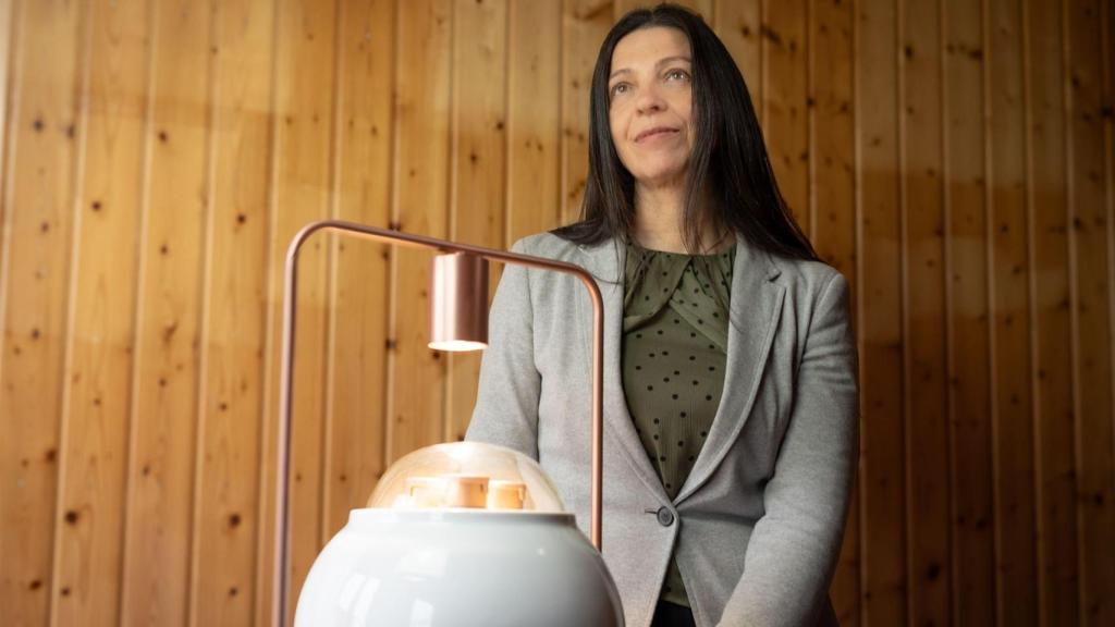 La funeral planner Cristina Borrazás.