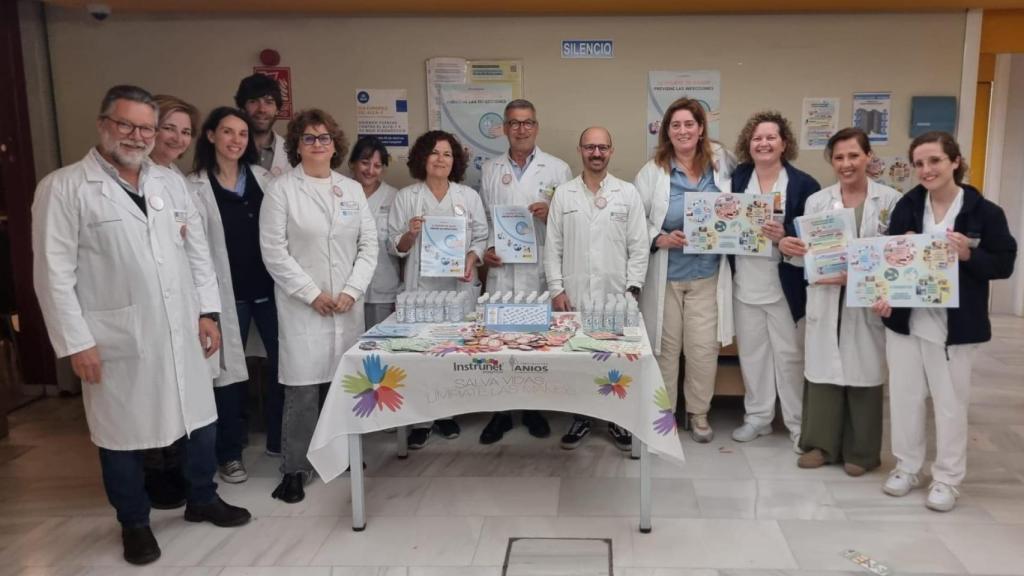 El área sanitaria de A Coruña conciencia sobre la higiene de manos para prevenir infecciones