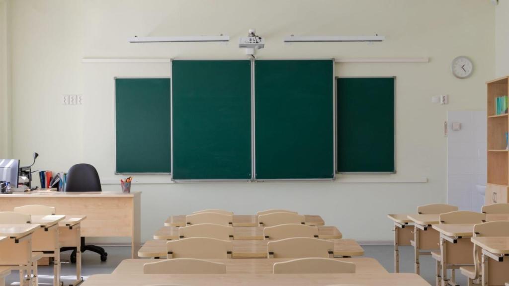 Imagen de archivo de un aula de instituto