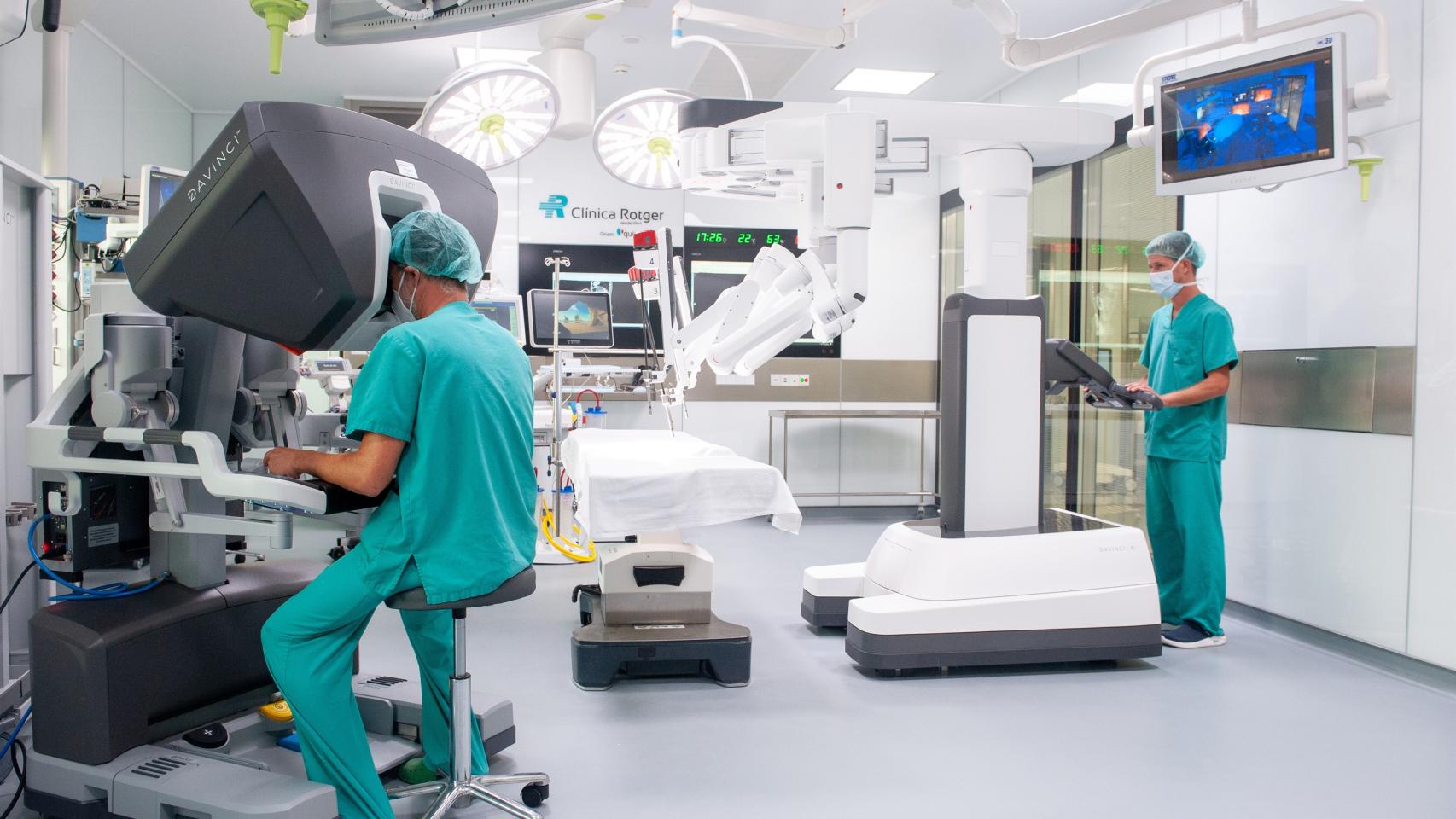 Quirófano de la Clínica Rotger, en Mallorca.