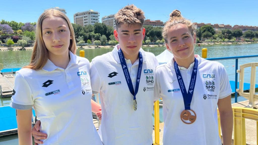 Nadadores del Club Natación Arteixo