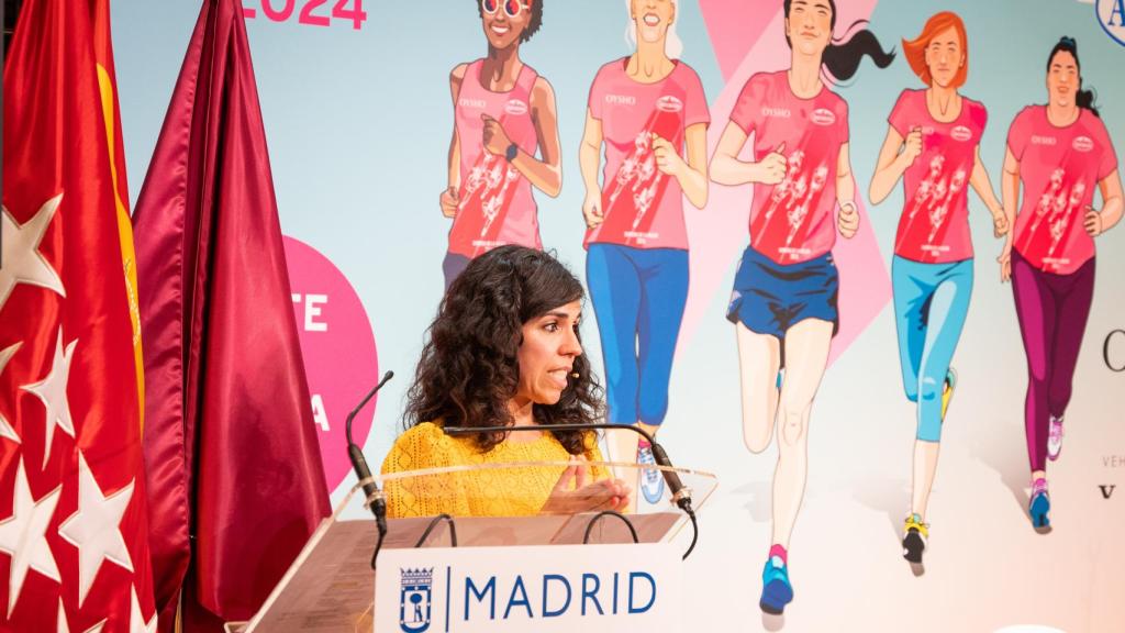 Calleja presentando el evento.