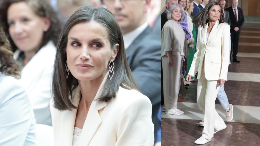 El look de la reina Letizia durante la entrega de los Premios SM.