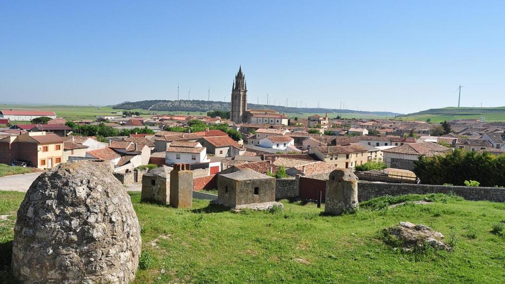 Vista de la villa de Ampudia