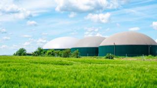 Una planta de biometano.