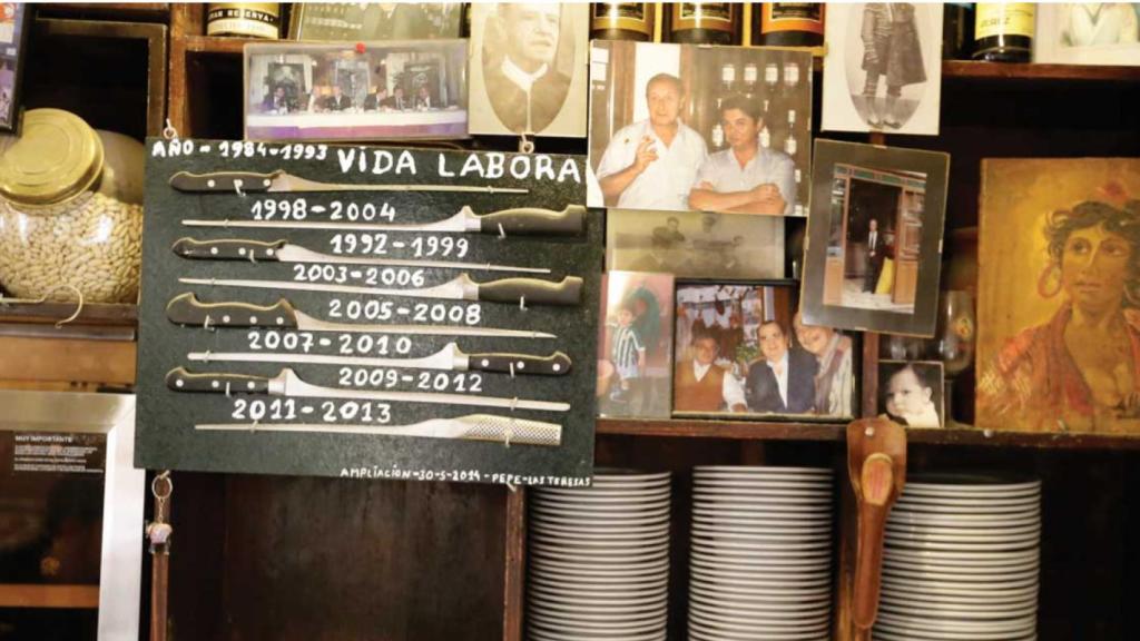 Detalle del bar Las Teresas.