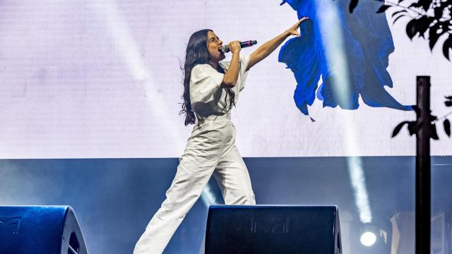 La actuación de Blanca Paloma en el Tecnohito el pasado Benidorm Fest.
