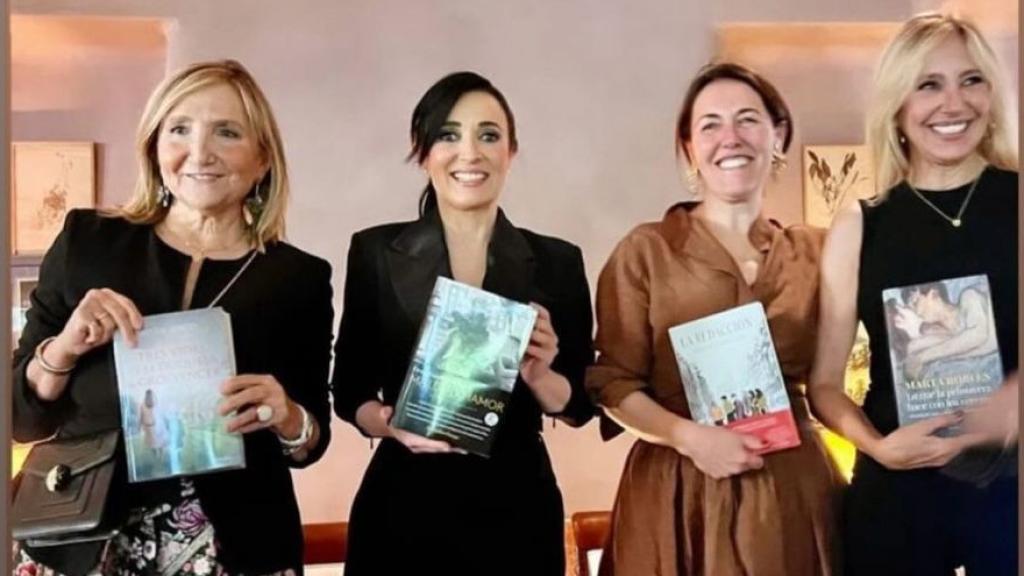 De izquierda a derecha: Belén Junco, Cruz Sánchez de Lara, Olga Ruiz y Marta Robles.