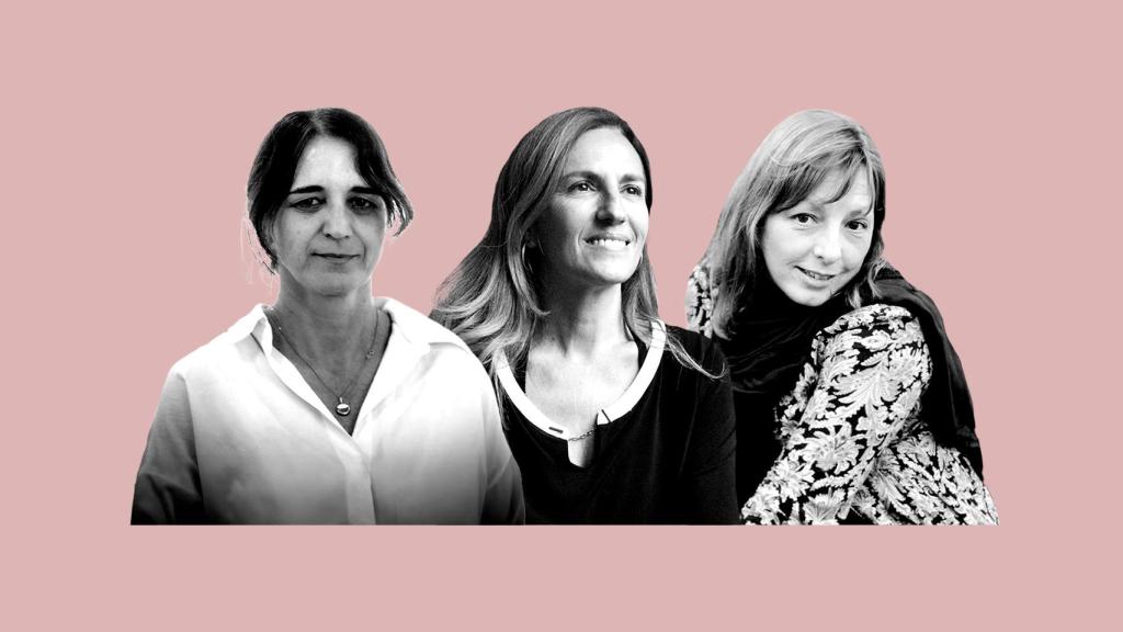 Irune Aguirrezabal, Zaira Mesa y Alícia García.