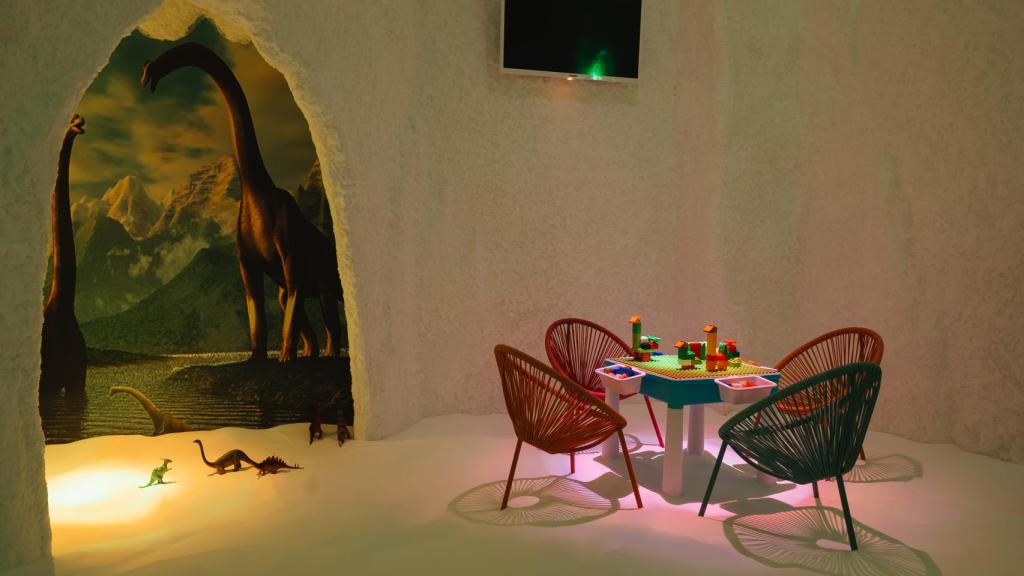 Una de las salas habilitadas para niños.