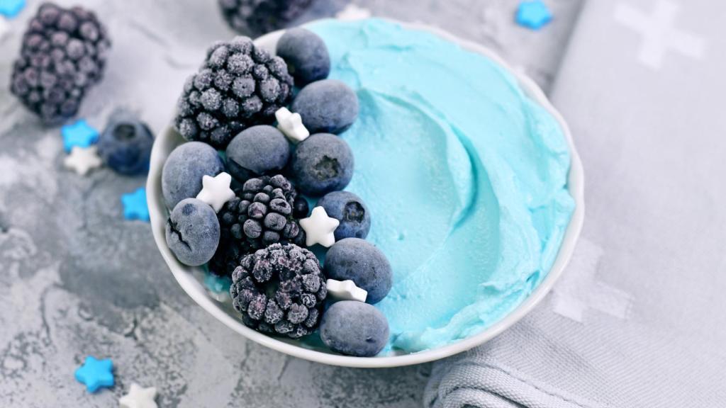 Receta con espirulina azul.