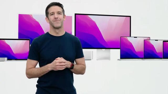 John Ternus, en una de las presentaciones de Apple.